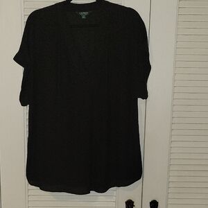 Lauren Ralph Lauren Black Blouse
